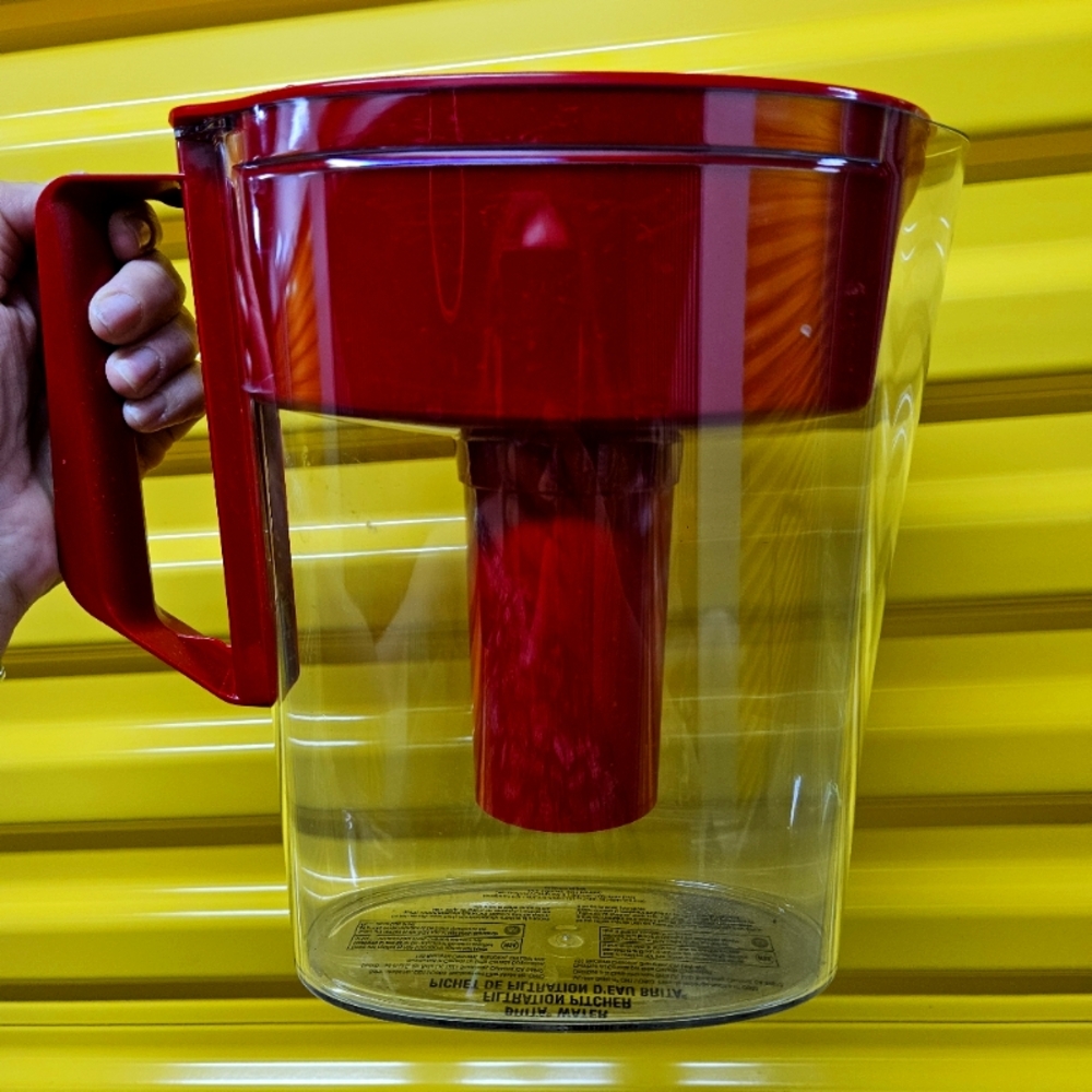 BRITA SMALL RED WATER FILTER PITCHER